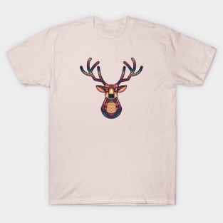 Deer artwork , deer design, deer art, deer colorful design, deer gift T-Shirt